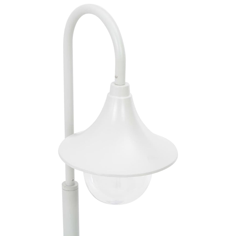 Paalverlichting Tuin E27 20 Cm Aluminium Wit