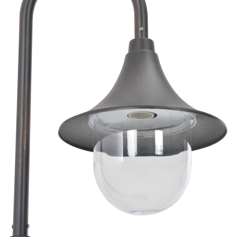 Paalverlichting Tuin E27 20 Cm Aluminium Brons