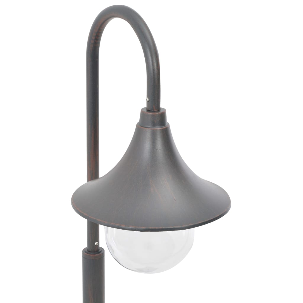 Paalverlichting Tuin E27 20 Cm Aluminium Brons