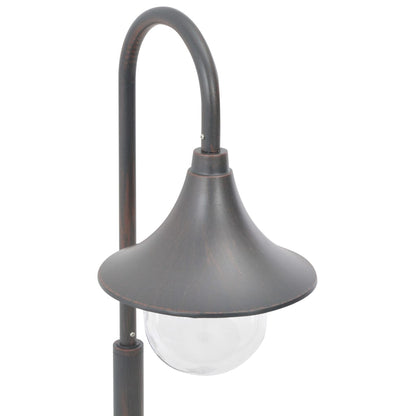 Paalverlichting Tuin E27 20 Cm Aluminium Brons