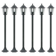Paalverlichting tuin 110 cm aluminium donkergroen E27