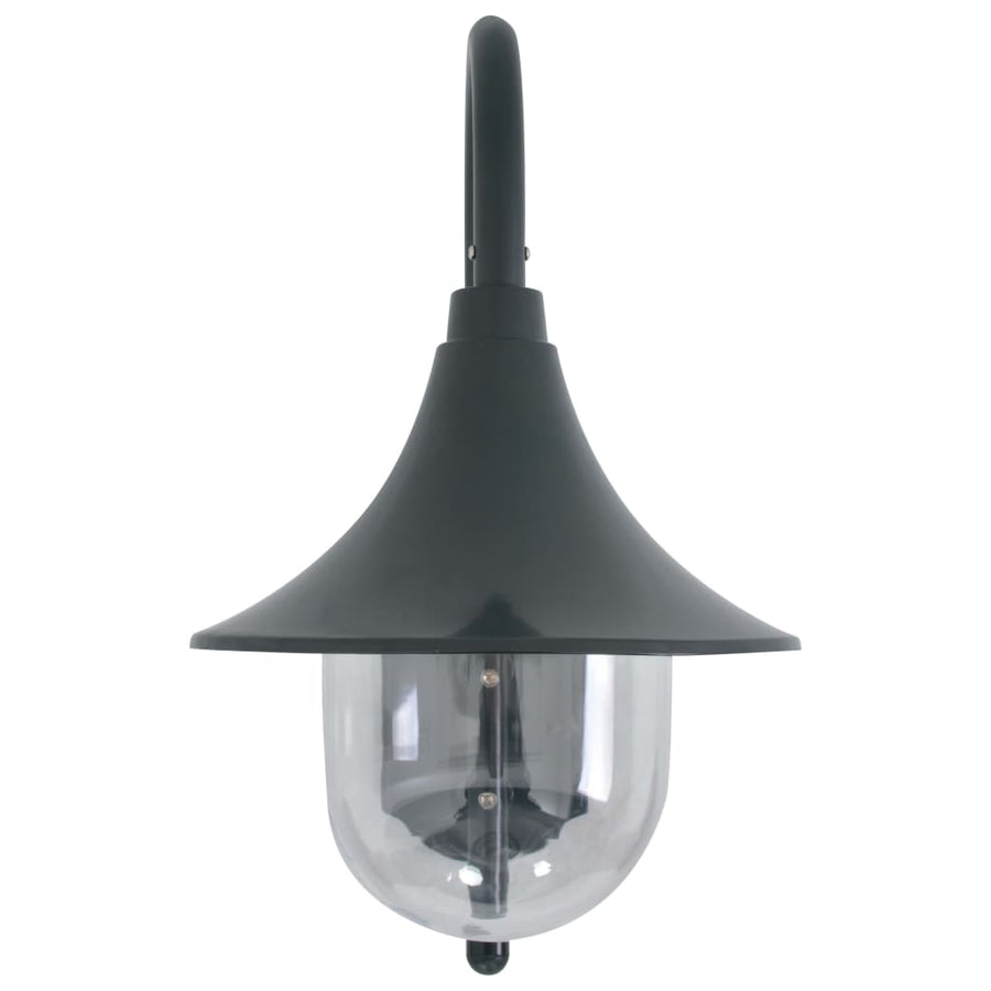 Tuin Wandlamp E27 42 Cm Aluminium Donkergroen