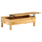 Coffee table 110x55x35 cm solid mango wood