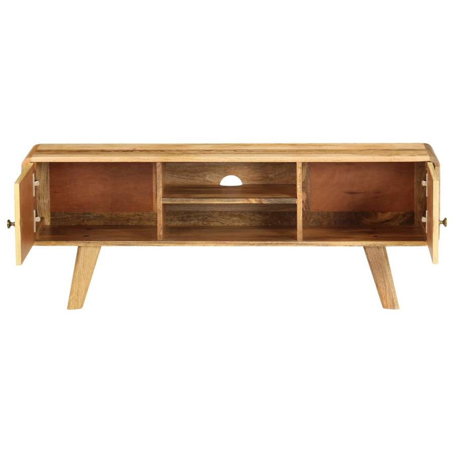 Tv-Meubel 120X30X45 Cm Massief Mangohout Goud