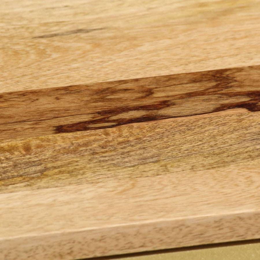 Tv-Meubel 120X30X45 Cm Massief Mangohout Goud