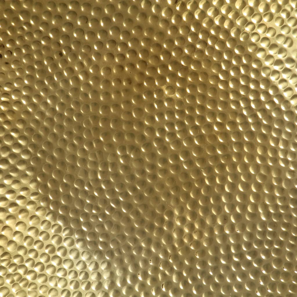 Salontafel 70X30 Cm Gehamerd Aluminium Messingkleurig