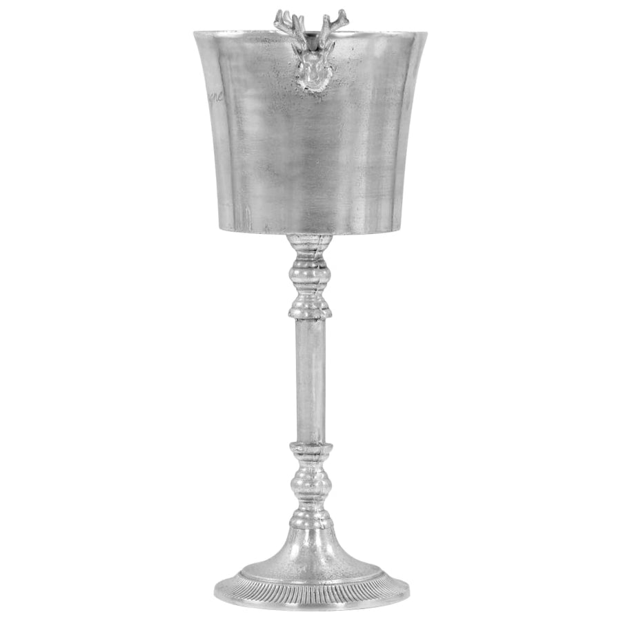 Champagnekoeler 39X29X71 Cm Massief Aluminium Zilverkleurig