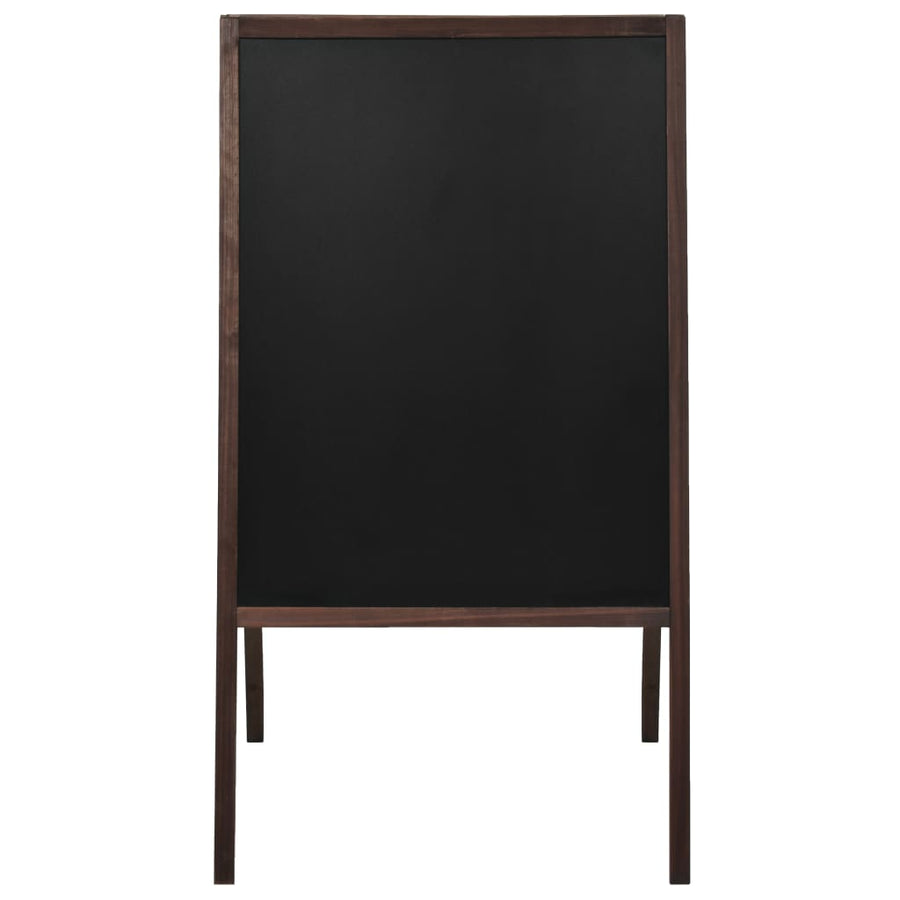 Krijtbord Dubbelzijdig Vrijstaand Cederhout 60 x 80 cm