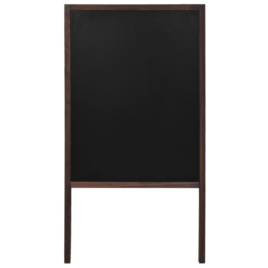 Krijtbord Dubbelzijdig Vrijstaand Cederhout 60 x 80 cm