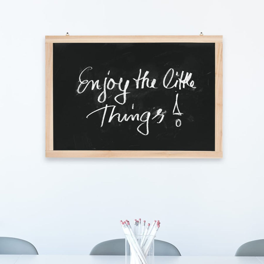 Krijtbord Voor Aan De Wand Cederhout 40 x 60 cm