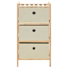 Opbergmeubel Met Stoffen Manden Cederhout Beige 3 1