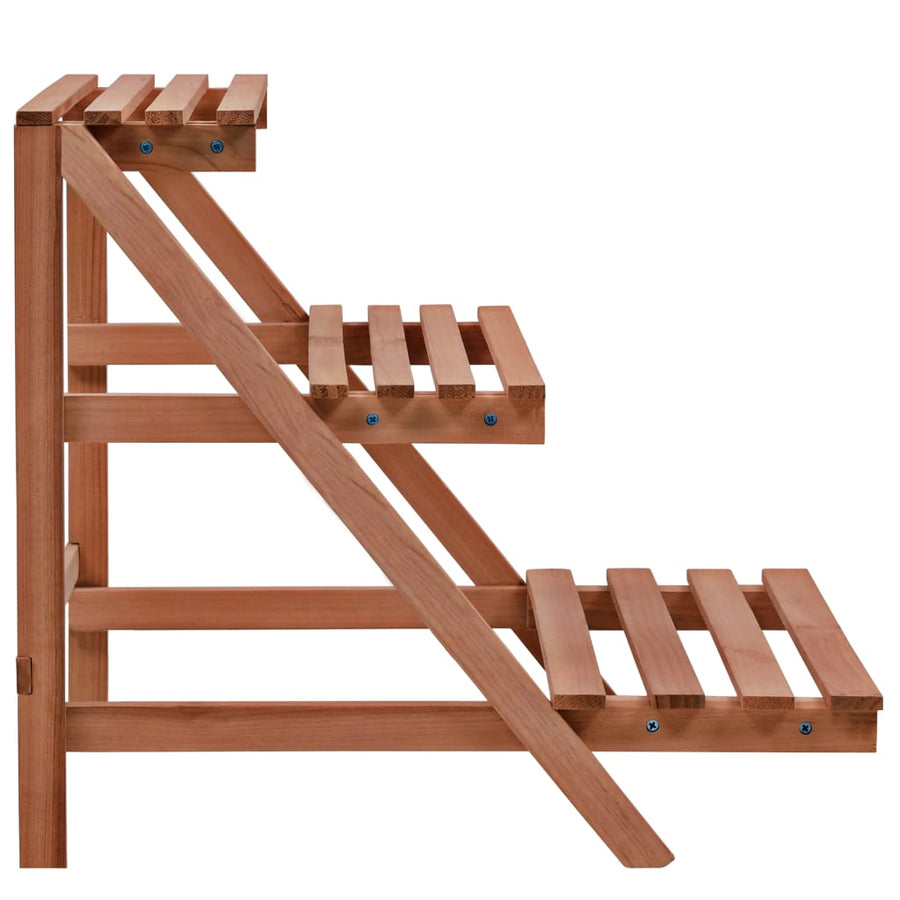 Plantenstandaard 3-Laags Cederhout 48 x 45 x 40 cm