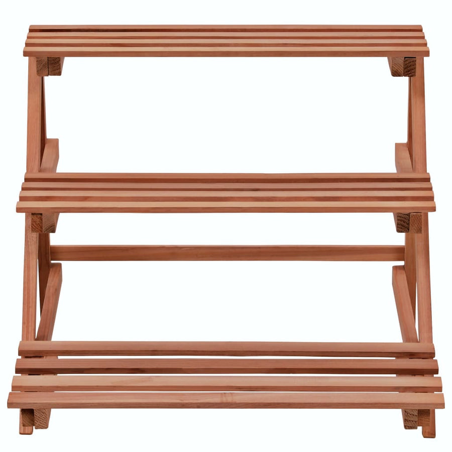 Plantenstandaard 3-Laags Cederhout 48 x 45 x 40 cm