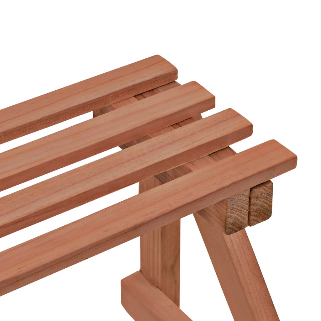 Plantenstandaard 3-Laags Cederhout 48 x 45 x 40 cm