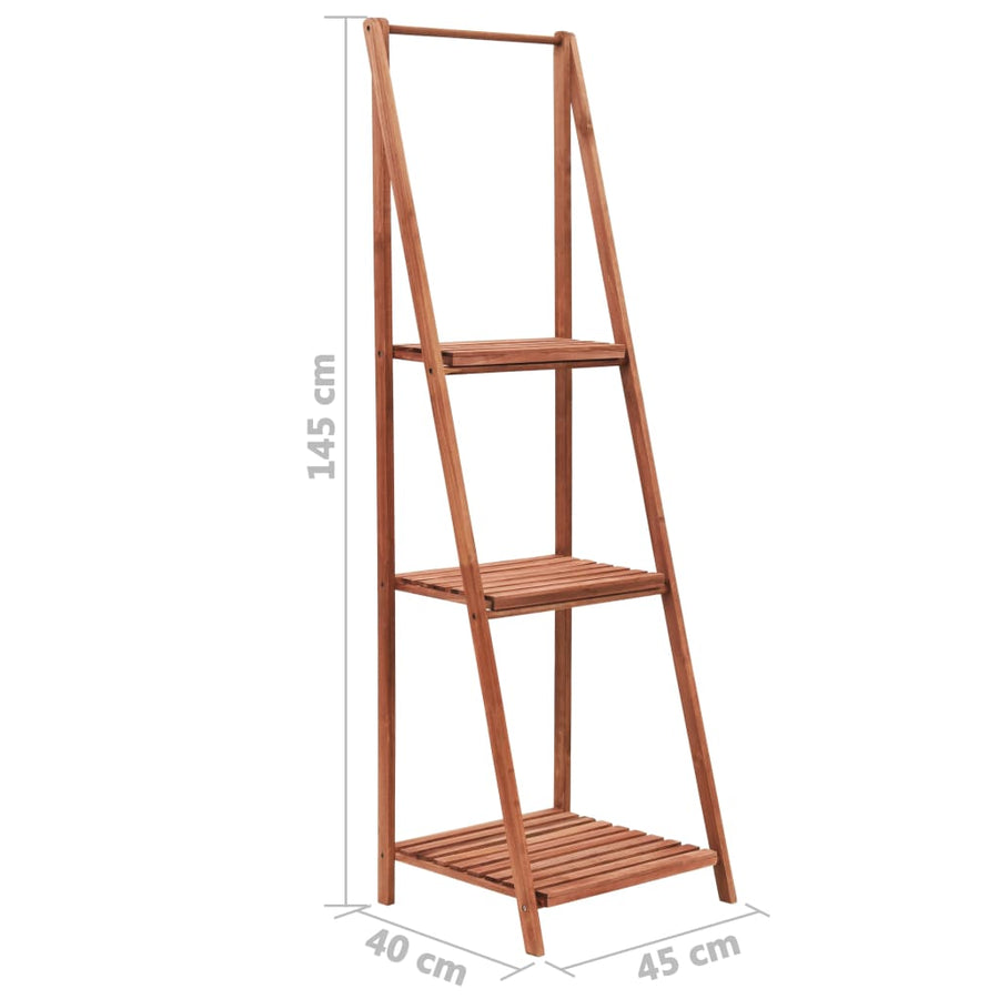 Plantenstandaard Cederhout 45 x 40 x 145 cm