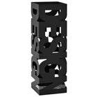 Parapluhouder staal 15,5x15,5x48,5 cm zwart