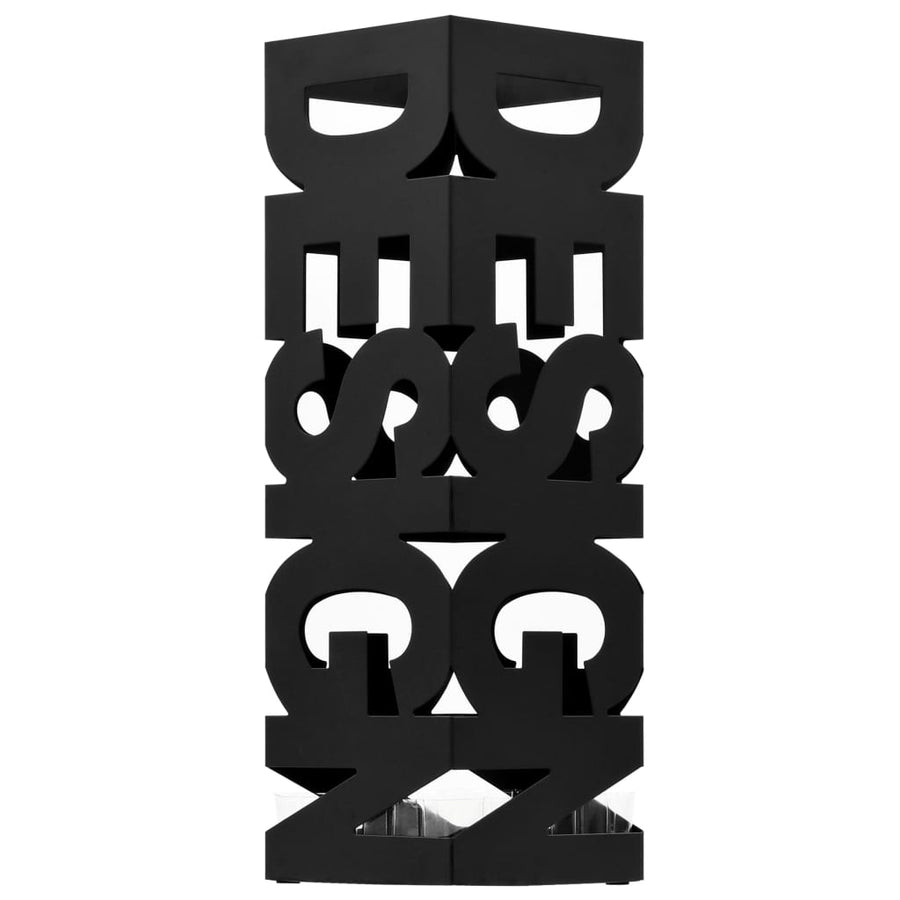 Parapluhouder Design Staal Zwart Patroon 1