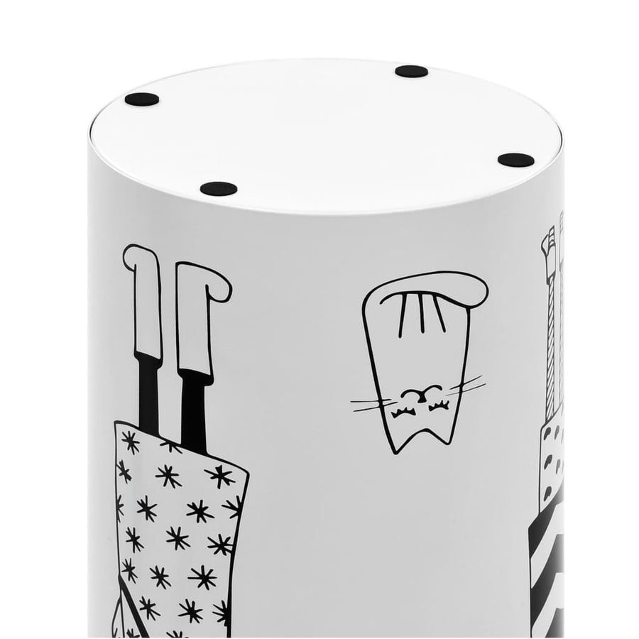 Parapluhouder Vrouwen Staal Wit Patroon 6