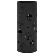 Parapluhouder staal zwart 20x48.5 cm
