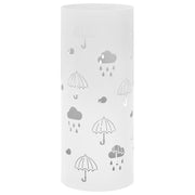 Parapluhouder staal 20x48.5 cm wit