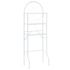 Badkamerrek 60x33x174 cm staal wit