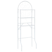 Badkamerrek 60x33x174 cm staal wit