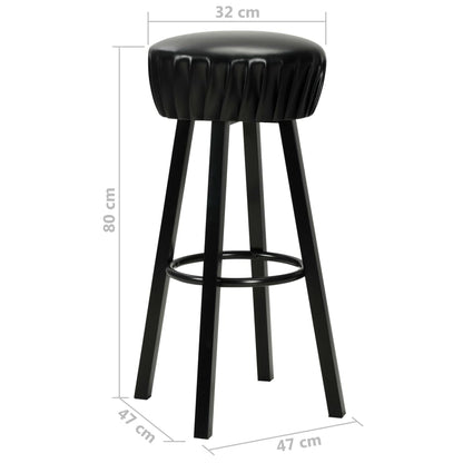 Barstoelen Kunstleer Zwart