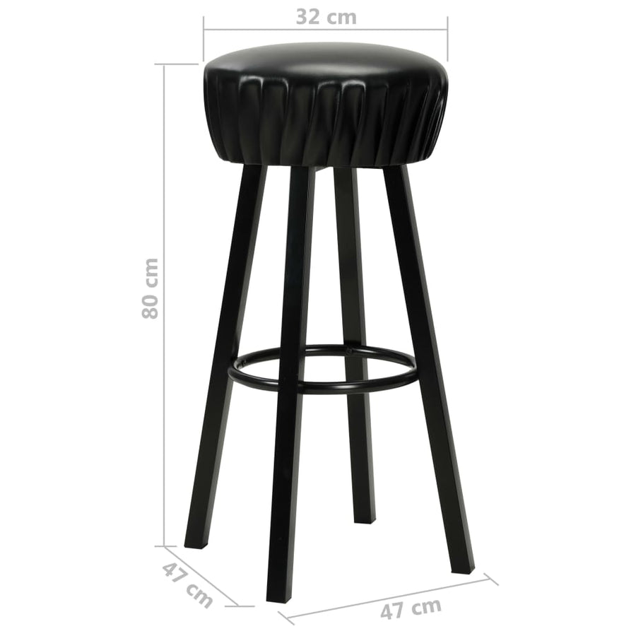 Barstoelen Kunstleer Zwart