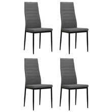 Eetkamerstoelen Stof 4 Lichtgrijs
