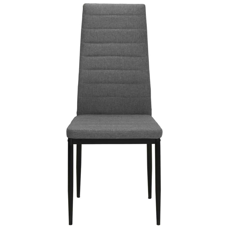 Eetkamerstoelen Stof 4 Lichtgrijs