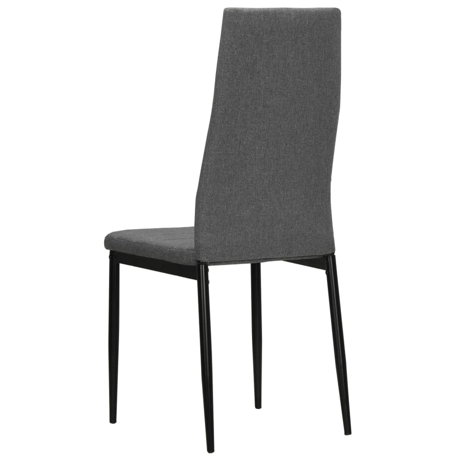 Eetkamerstoelen Stof 4 Lichtgrijs