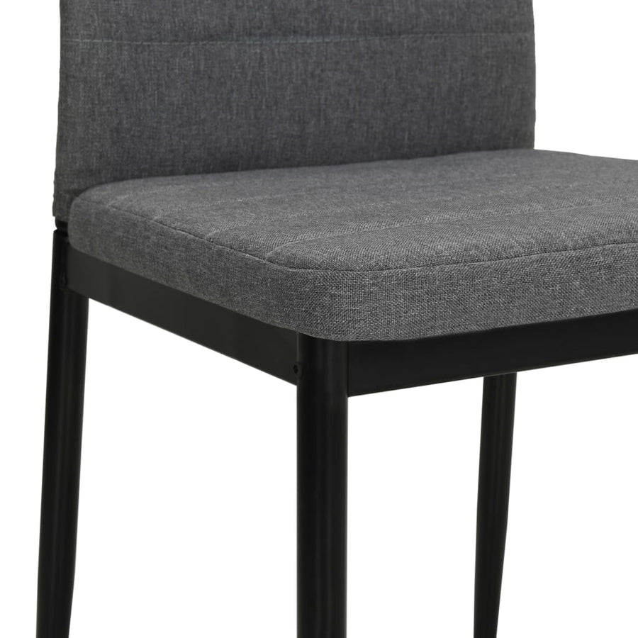 Eetkamerstoelen Stof 4 Lichtgrijs