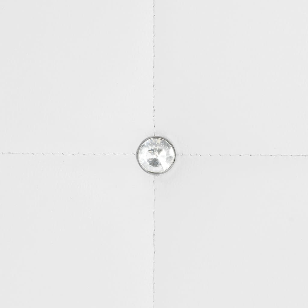 Eetkamerstoelen Kunstleer 4 Wit