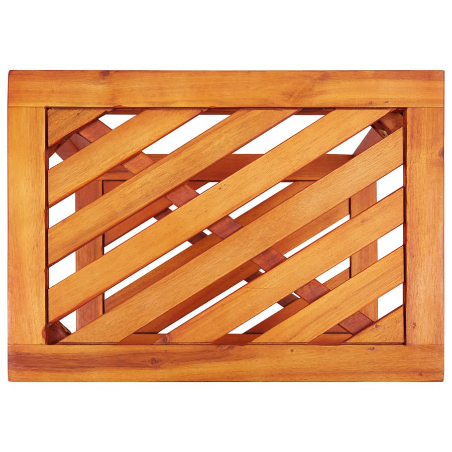 Bijzettafel 45X33X45 Cm Massief Acaciahout