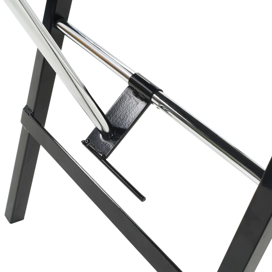 Behandelingsstoel Voor Gezicht 185X78X76 Cm Kunstleer Zwart