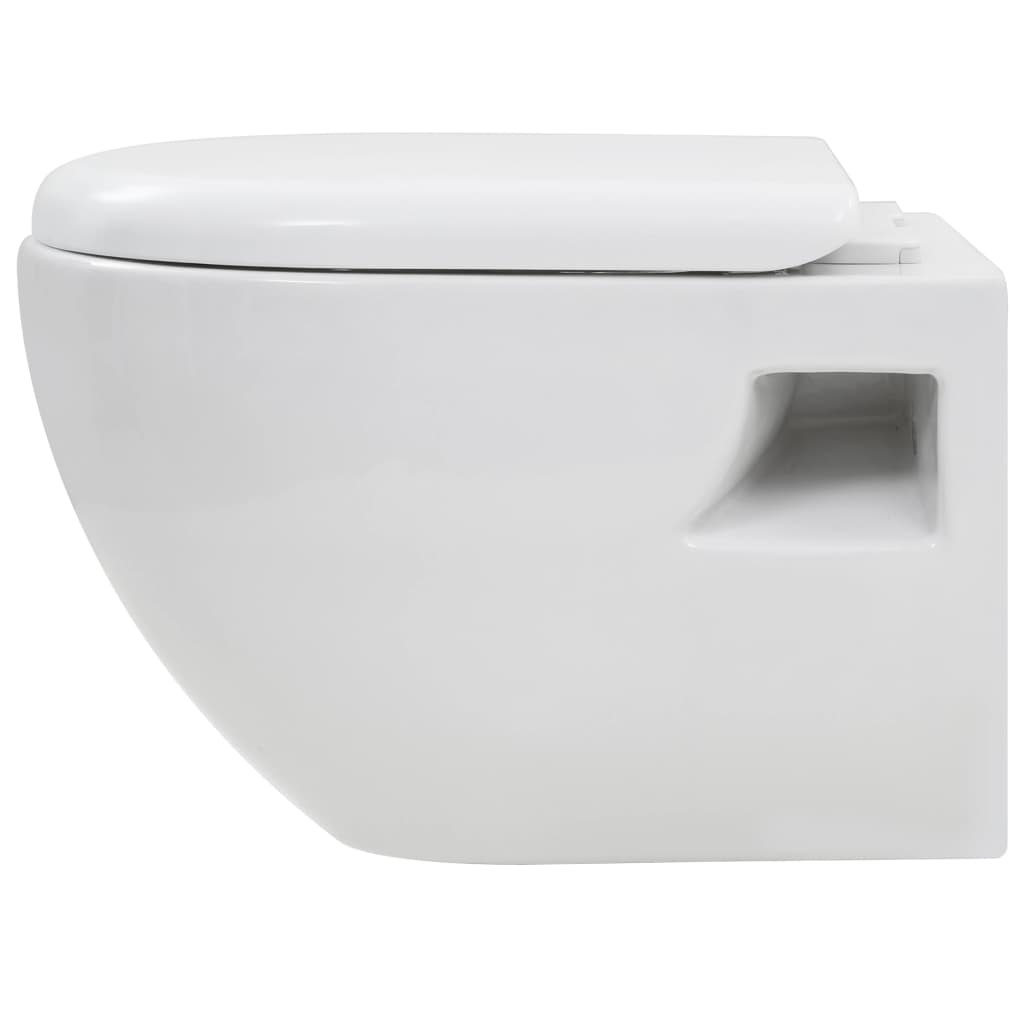 Wandtoilet Keramiek Wit