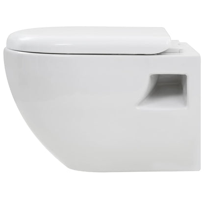 Wandtoilet Keramiek Wit
