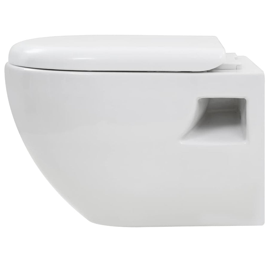 Wandtoilet Keramiek Wit
