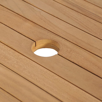 Badkamer Wastafelkast Met Rivierstenen Wastafel Teakhout 74 cm