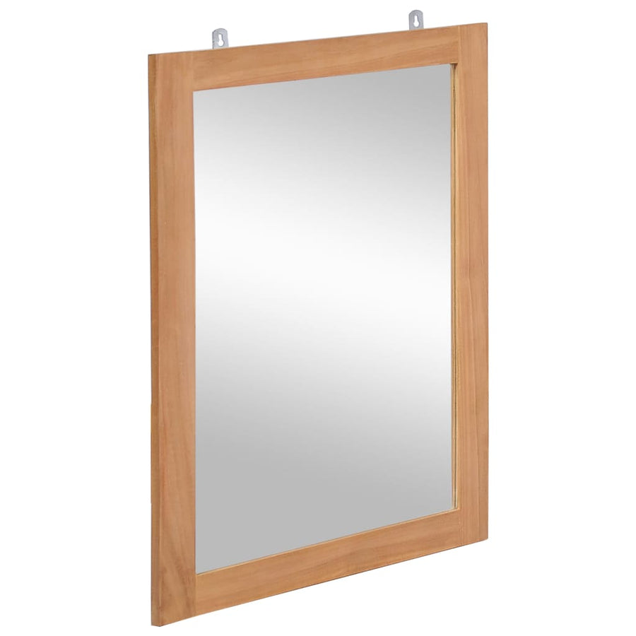 Wandspiegel 50X70 Cm Massief Teakhout 1