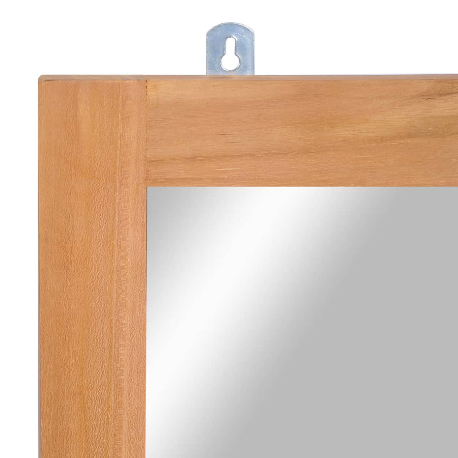 Wandspiegel 50X70 Cm Massief Teakhout 1
