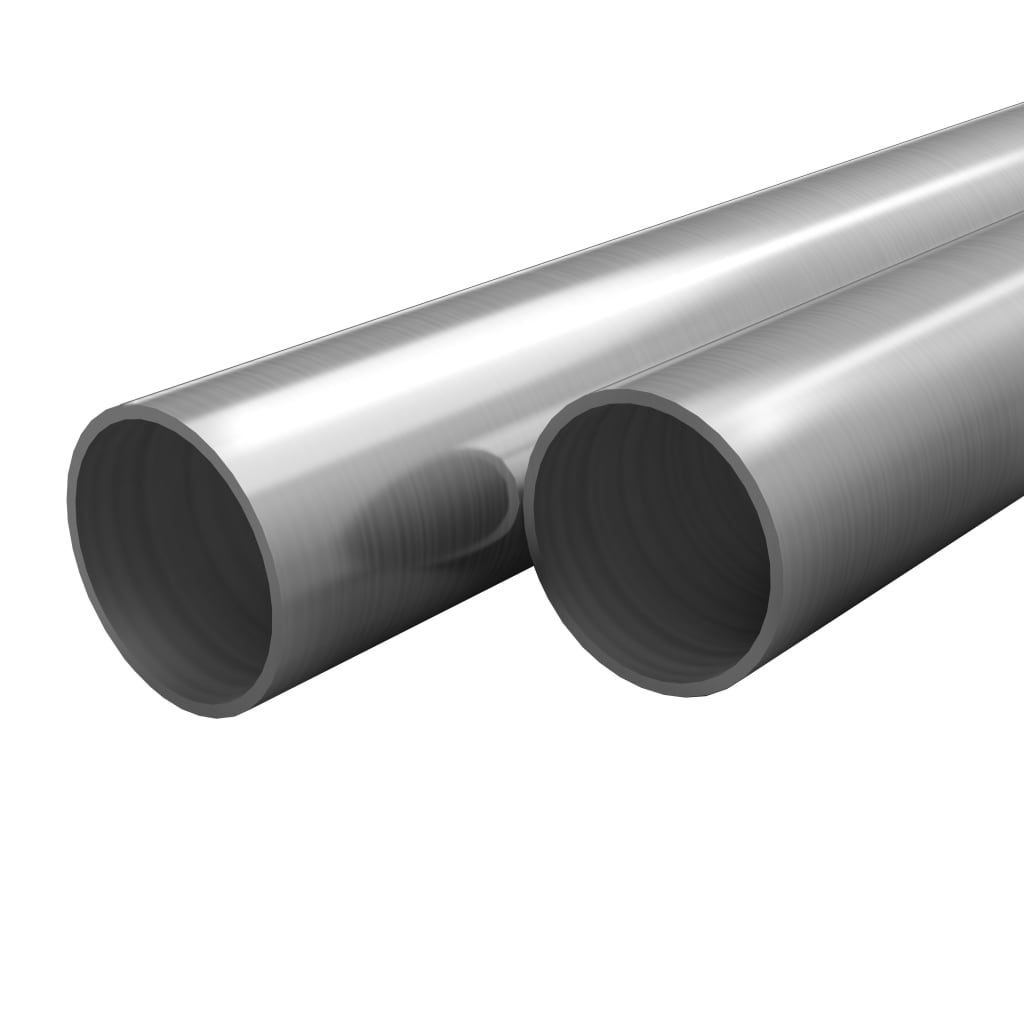 Buizen rond V2A 2m Ø42x1,8mm roestvrij staal 2 st 42 x 1.8 mm 2 m