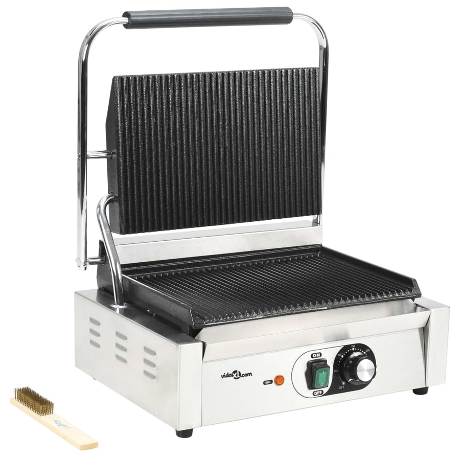 Panini Grill Gegroefd 2200 W 43X30,5X20 Cm 43 x 30.5 x 20 cm