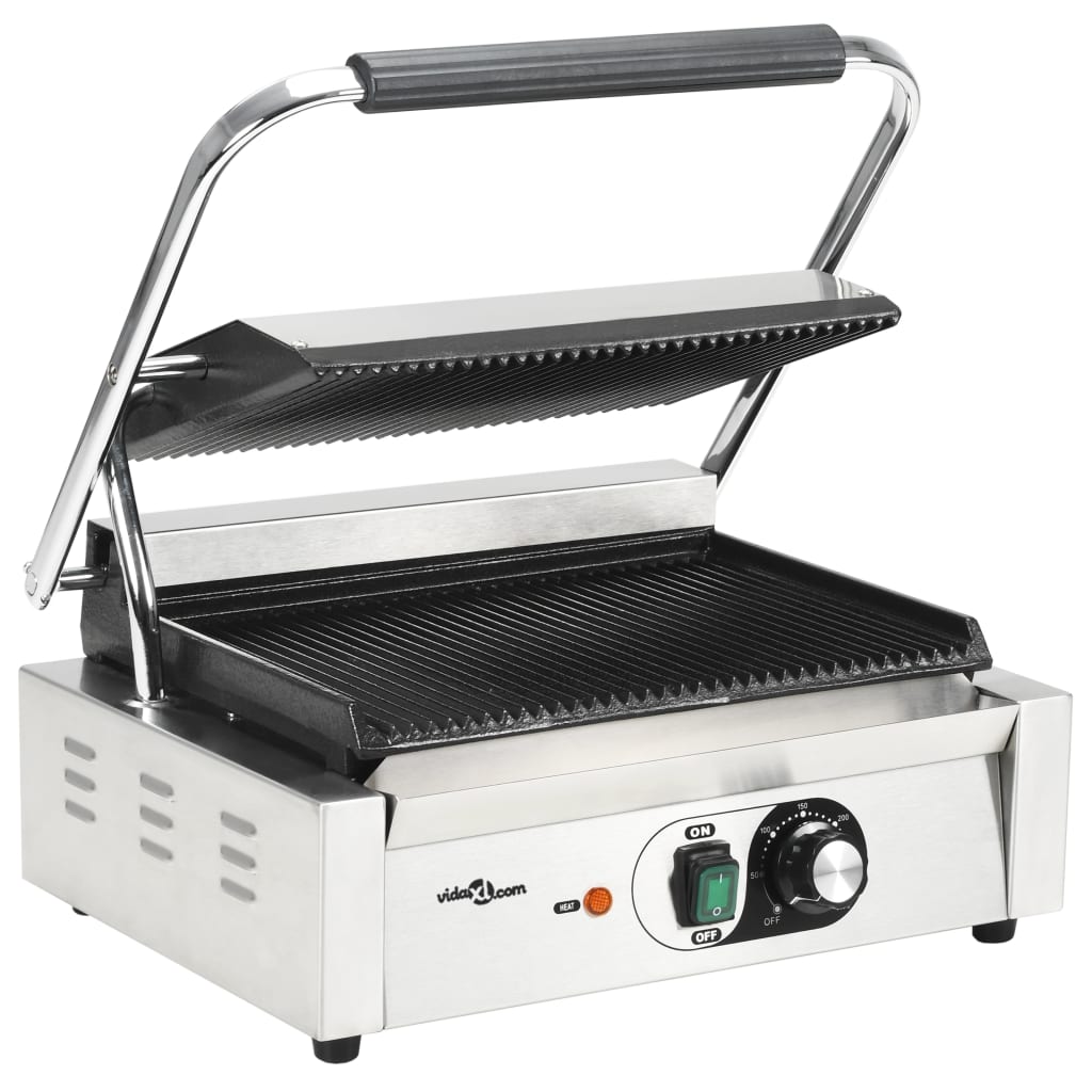 Panini Grill Gegroefd 2200 W 43X30,5X20 Cm 43 x 30.5 x 20 cm