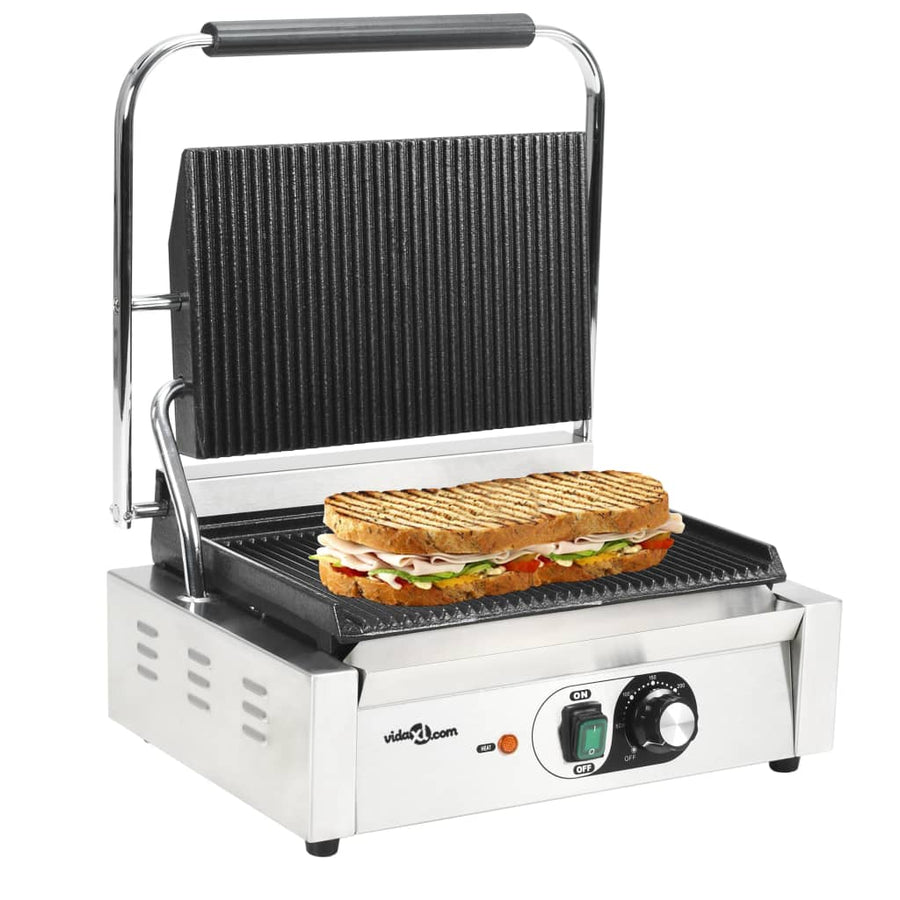 Panini Grill Gegroefd 2200 W 43X30,5X20 Cm 43 x 30.5 x 20 cm