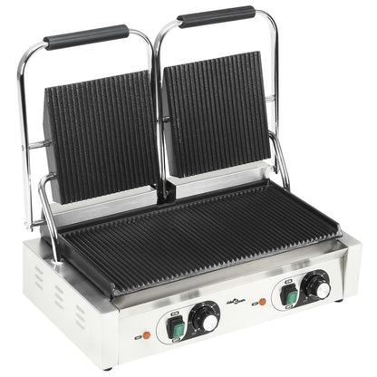 Panini Grill Dubbel Gegroefd 3600 W 57X30,5X20 Cm 57 x 30.5 x 20 cm 1