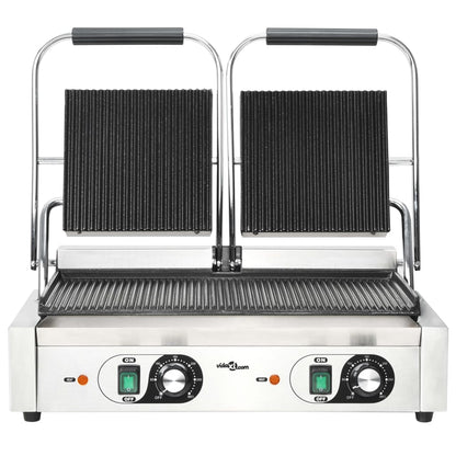 Panini Grill Dubbel Gegroefd 3600 W 57X30,5X20 Cm 57 x 30.5 x 20 cm 1