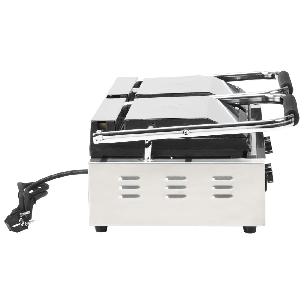 Panini Grill Dubbel Gegroefd 3600 W 57X30,5X20 Cm 57 x 30.5 x 20 cm 1