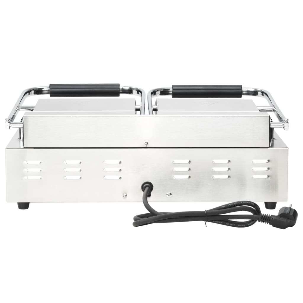 Panini Grill Dubbel Gegroefd 3600 W 57X30,5X20 Cm 57 x 30.5 x 20 cm 1
