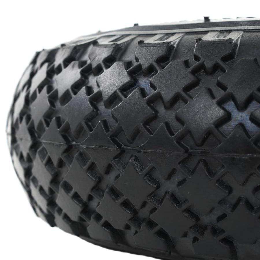 Steekwagenwielen 3,00-4 (45X8) Rubber 2